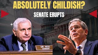 “SENATOR REED CONFRONTS TREASURY IN TENSE HEARING”