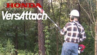 Honda VersAttach Pruner Attachment Setup and Operation