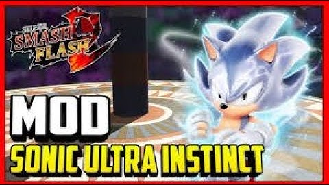 SSF2 MOD SONIC ULTRA INSTINCT