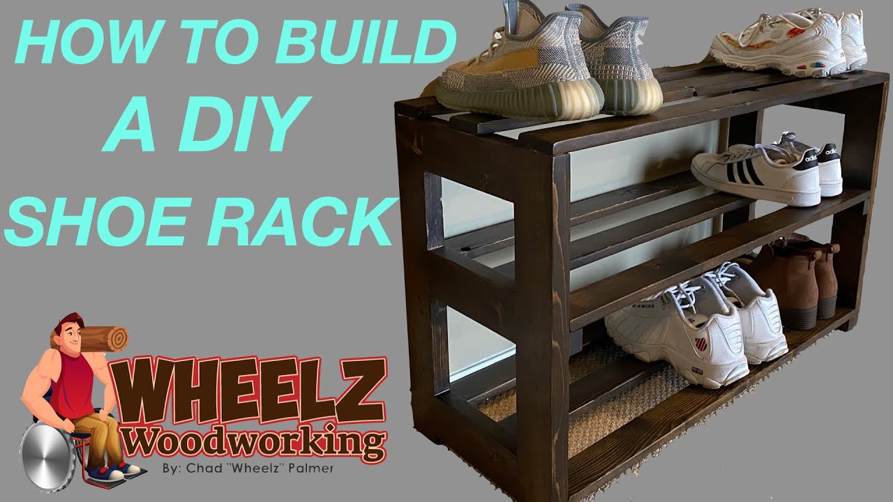 DIY Industrial Shoe Rack - DIY Huntress