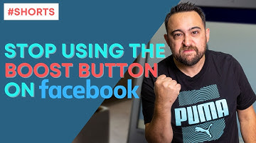 Stop Using The Boost Button On Facebook! #Shorts