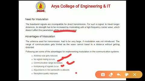 Modulation (L1) By Govind Kumar | Arya College