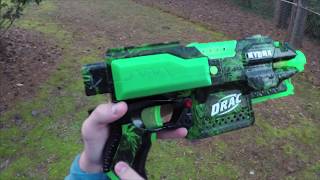 Nerf Mod Hydra Uv Green Blaster Overhaul