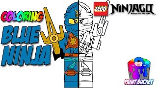 LEGO Ninjago Jay The Blue Ninja Coloring Page - The LEGO Ninjago Movie Coloring Book for Kids