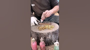 installing a wooden handle on a machete #shorts