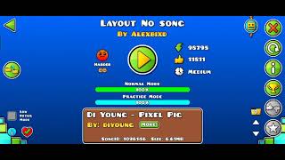 Layout No Song by Alexbixd || All Coins || Geometry Dash