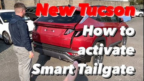 Smart Tailgate - Hyundai Tucson - how to activate #howto #tailgate #tucson