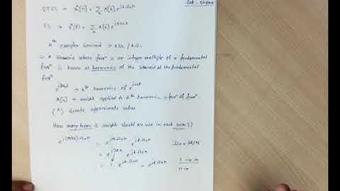 19 Fourier representation of signals and LTI systems Continue