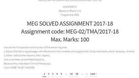 IGNOU MEG SOLVED ASSIGNMENT 2017-18 - GUFFO.IN