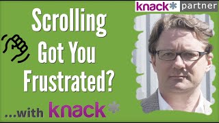 Scrolling Got You Frustrated with Your Knack App?