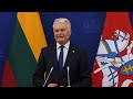 Prezidentas: Lietuva pasiryžusi numušti dronus, net jei prireiks panaudoti brangias raketas