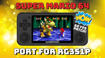 Super Mario 64 port for the RG351P