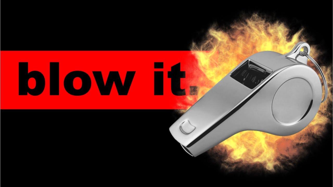 Whistle Blowing in the Government (Should you?)... YouTube