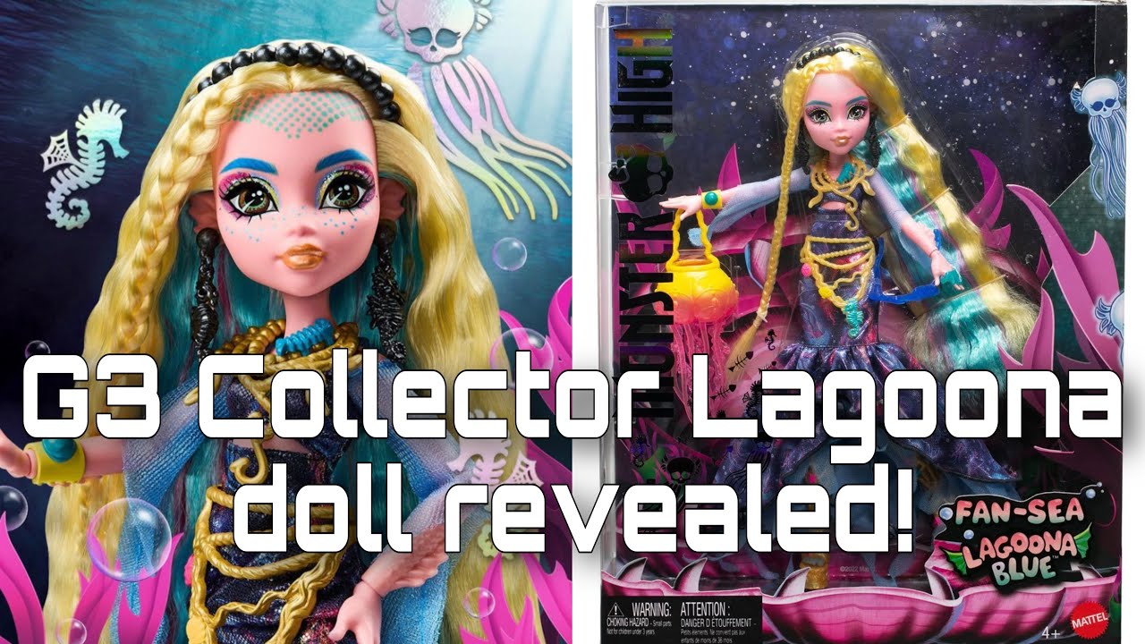 Monster High Lagoona Blue Doll with Blue Hair - wide 7