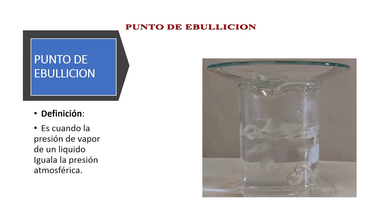 Laboratorio de Química 2 propiedades fisicas Punto de ebullicion YouTube