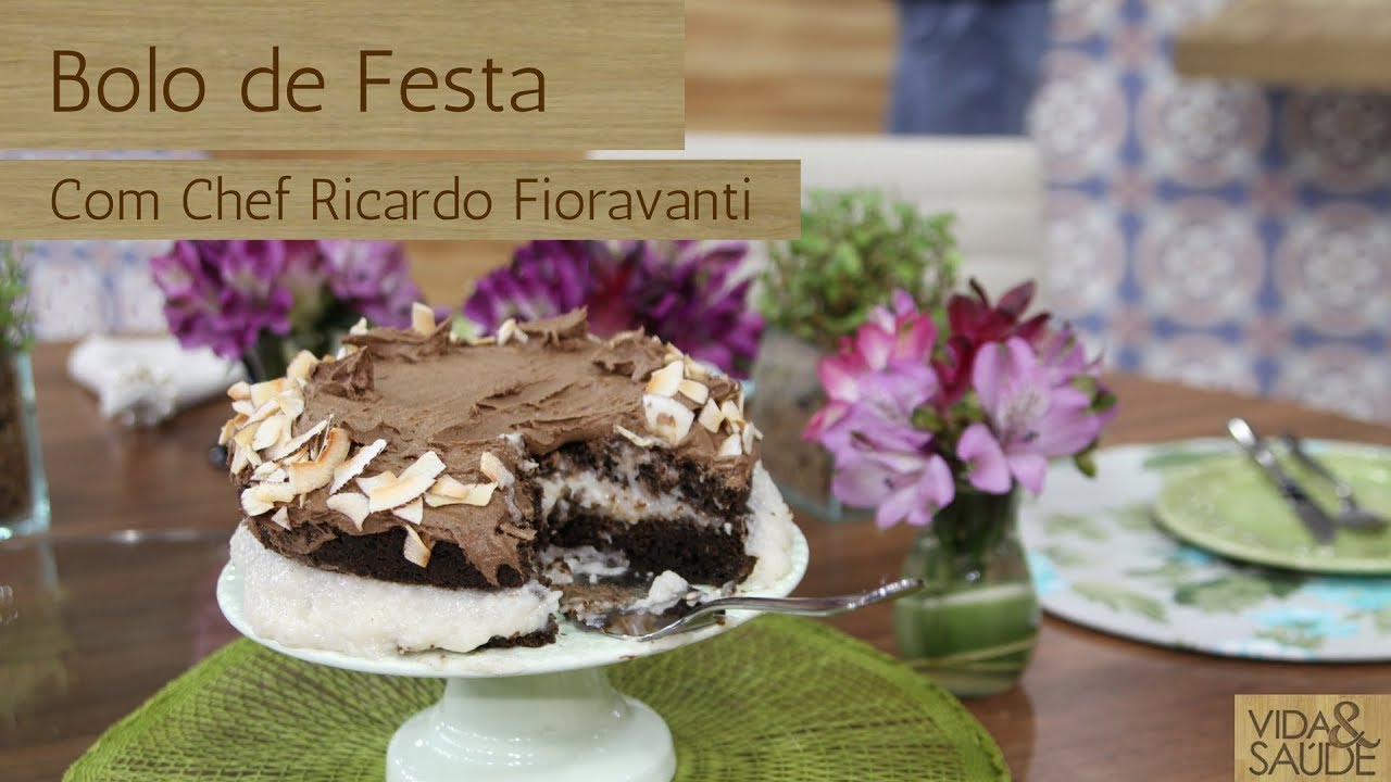 Receita: Bolo de festa com o Chef Ricardo Fioravante (28/03/18)