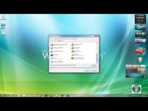 How to Change File Default Programs HD!!!