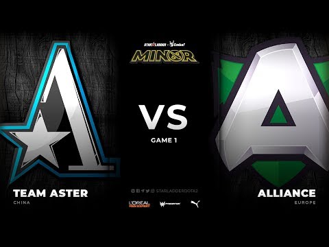 [RU] Team Aster vs Alliance, Game 1, StarLadder ImbaTV Dota 2 Minor Season 3