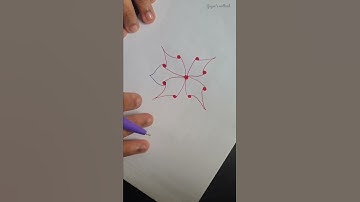 How to draw easy stella tangle pattern #shorts