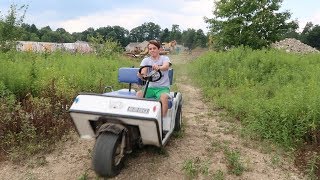 Three-Wheeled Golf Kart