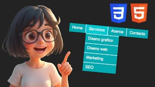 👉Cómo CREAR un MENÚ DESPLEGABLE en HTML y CSS | DropDown Menu