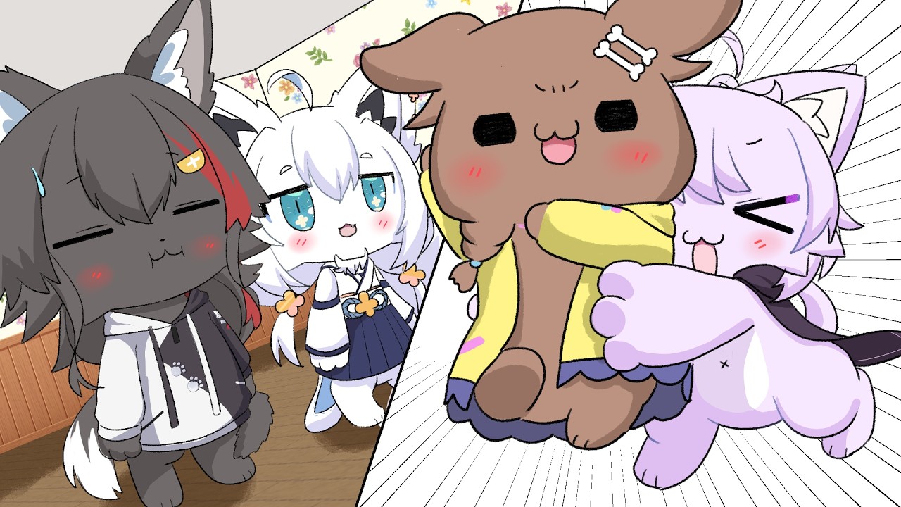 【手描き】【Engsub】アニマルカフェへようこそ！Welcome to the Animal Café!　【hiro/切り抜き/Hololive】