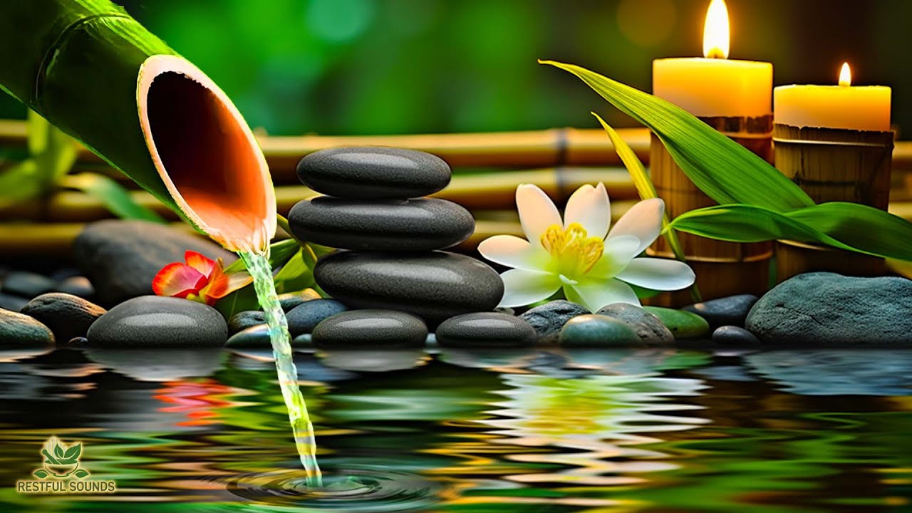 Relaxing Piano & Bamboo Sounds | Calming Nature Music for Meditation ...