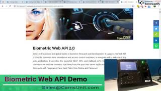 How To Integrate Biometric Attendance Device with your Own Server - Demo with PHP program