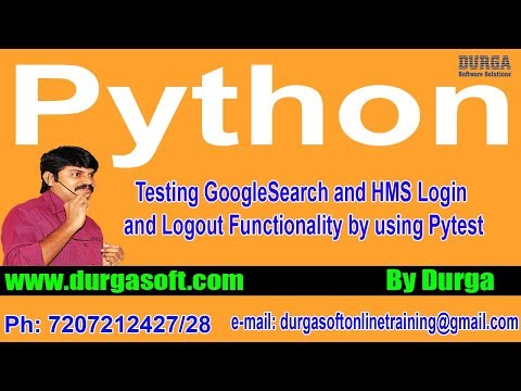 Testing GoogleSearch and HMS Login and Logout Functionality by using Pytest