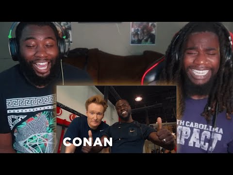Conan Hits The Gym With Kevin Hart | SmokeCounty JK Reaction