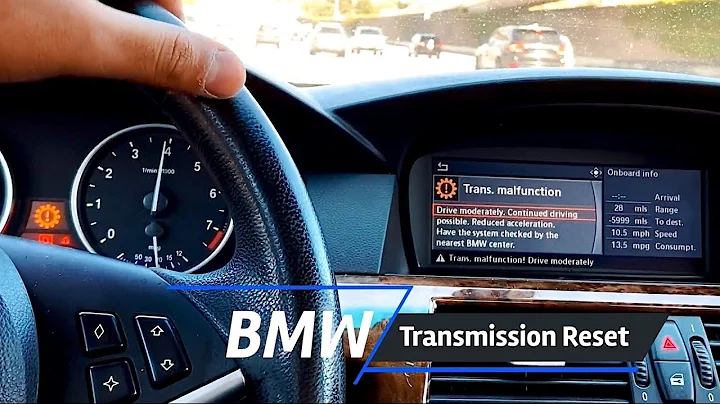 BMW ECU Transmission Reset | Trans  Malfunction Issue FIX | MrCarMAN