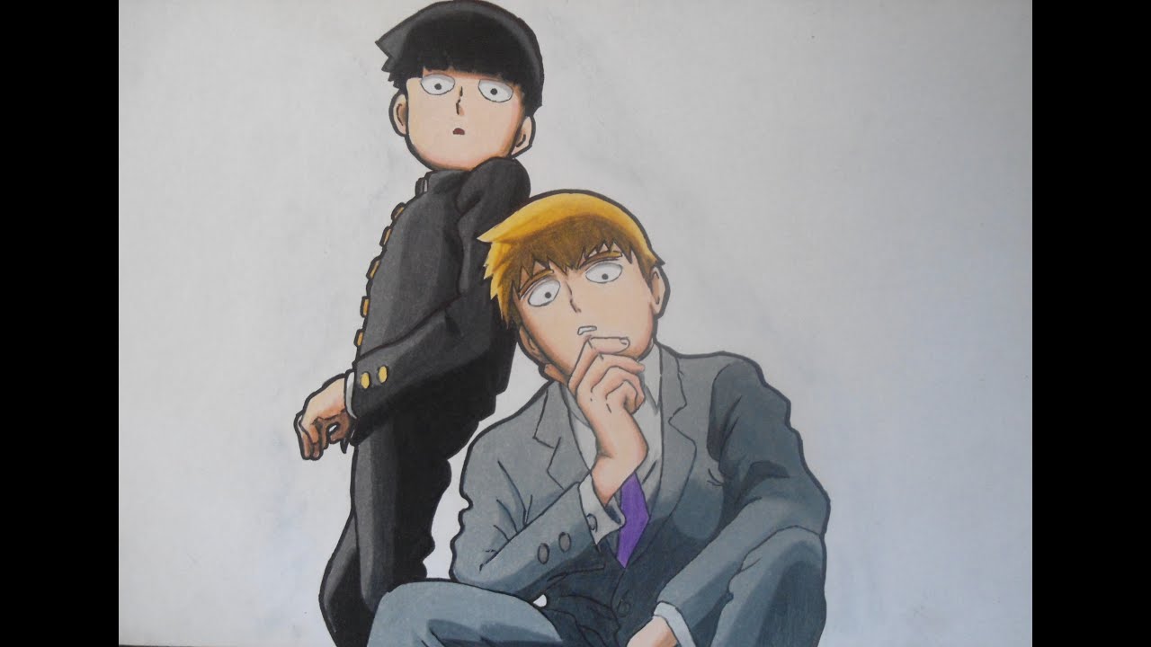 Speed Draw of Some Mob Psycho Art I made recently!! : r/Mobpsycho100