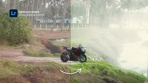 How I edit cinematic photos in mobile (Lightroom mobile) Tutorial 