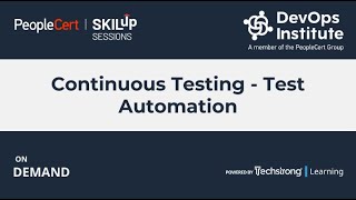 Continuous Testing - Test Automation