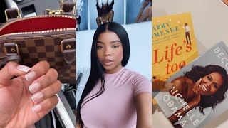 VLOG: ROMANTICIZING MY LIFE, SKIMS, NEW BOOKS, SOLO DATE, NAILS + SHOP WITH ME