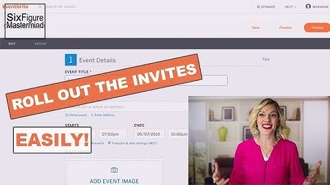 How To Create An Event On Eventbrite