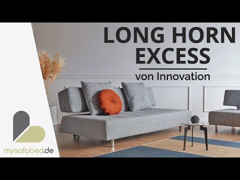 Vorschau: LONG HORN EXCESS Schlafsofa mit Rollen von Innovation - mysofabed.de