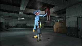 Huggy Wuggy chassed us! Through the gm_mallparking map in Garry's Mod