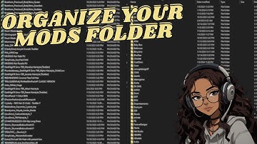 Sims 4 Mod Organization With Template 🖤 Keep Your Mods Folder Manageable 🤍