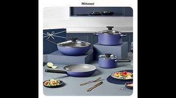 BỘ NỒI CHẢO CHỐNG DÍNH PHONG CÁCH HÀN QUỐC MITOMO COOKER KING - BẢO HÀNH 2 NĂM