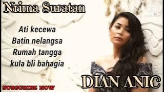 DIAN ANIC - LIRIK NRIMA SURATAN | TARLING 2022|| 03032022
