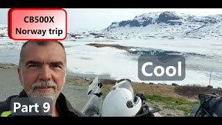 CB500X - Solo Norway trip Part 9 - Sun and Ice - beautiful