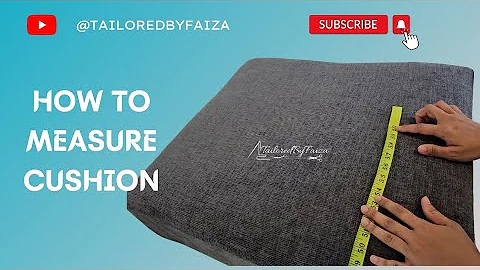 How to Measure a Box Cushion for Cushion Covers | Take Measurment of a Box Cushion |Any Size Cushion