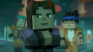 Minecraft:Story Mode Season 2 Episode 3 Part 3 Red Clip Female Jesse