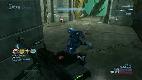 Sick Halo 3 MLG Sniper Overkill Extermination l HD