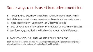 Sonja Starr, JD on 'Race and Clinical Practice Guidelines: A Legal Perspective'