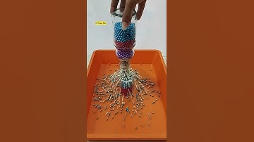 Colourful Pearls Drop from Bottle. #shorts #asmr #pearl #beads #satisfying #oddlysatisfying #oddly