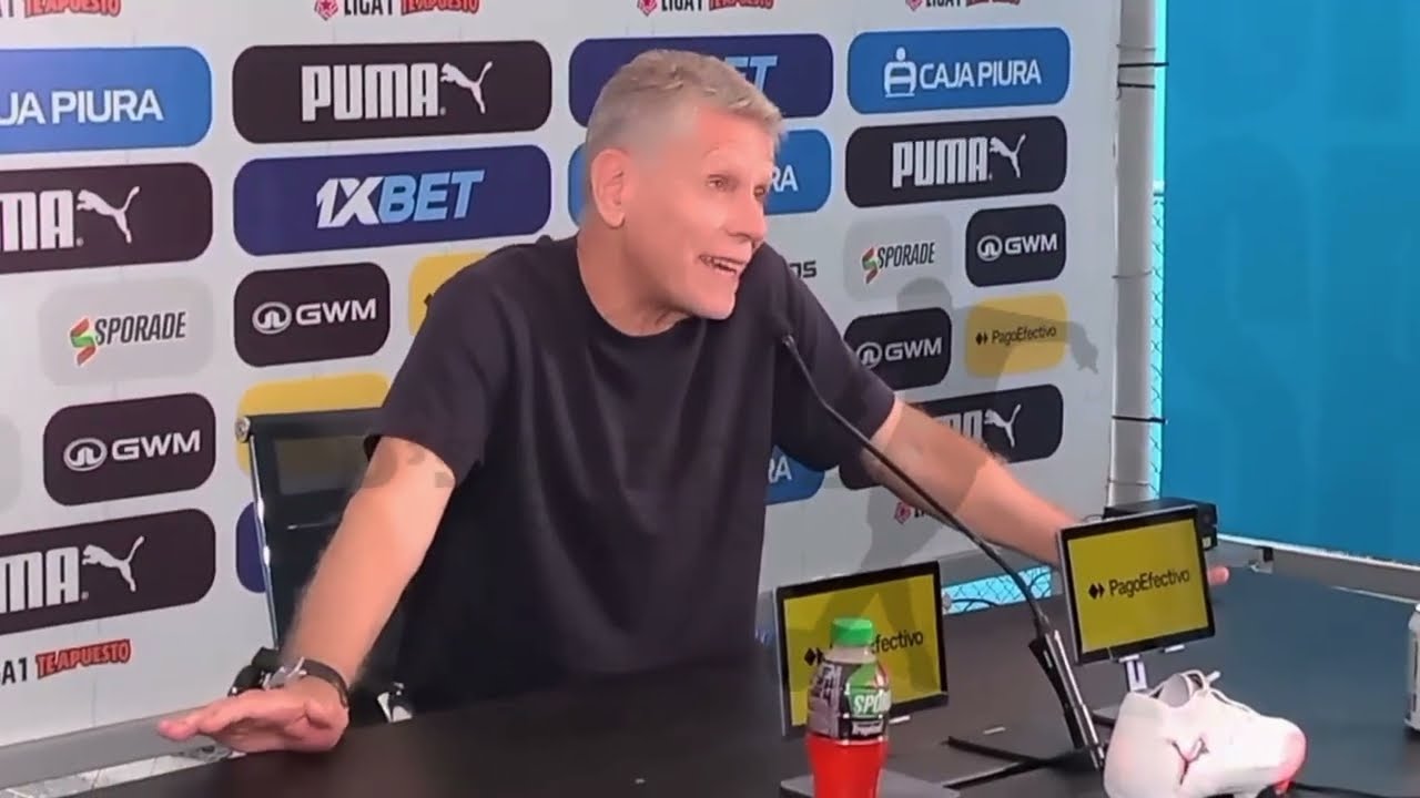 CONFERENCIA DE PRENSA DEL DT PAULO AUTUORI DEL SPORTING CRISTAL Y ALIANZA ATLÉTICO DE SULLANA