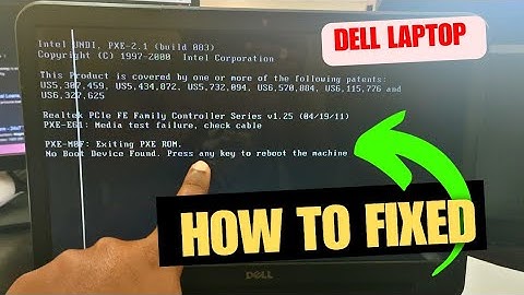 Dell PXE-M0F PXE-ROM afsluiten: geen opstartapparaat gevonden. Druk op een willekeurige toets om ...