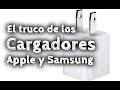 El truco de los cargadores de Apple y Samsung